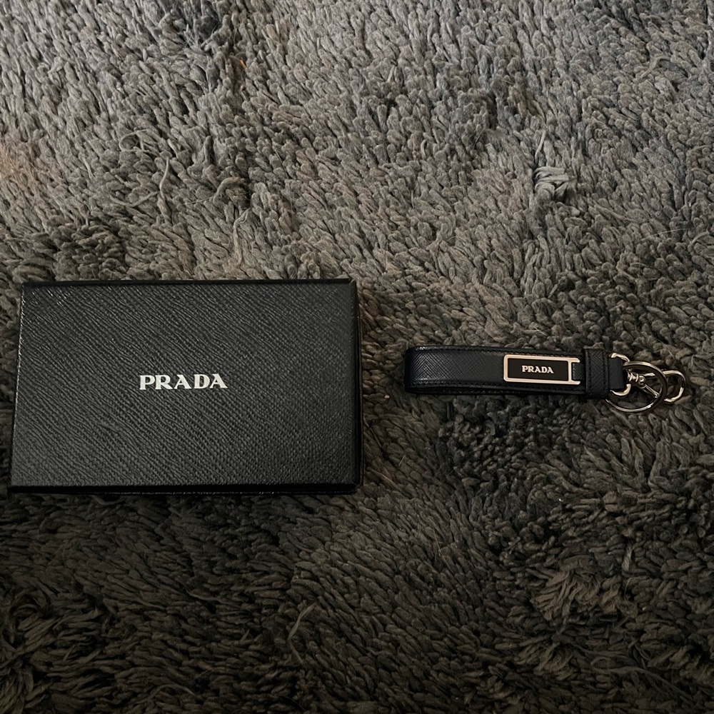 Brand new prada keychain.